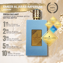 Load image into Gallery viewer, PERFUME DECANT Asdaaf Ameer Al Arab Imperium Eau de Parfum