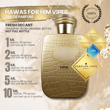 Load image into Gallery viewer, PERFUME DECANT Rasasi Hawas for Him Viper Eau de Parfum