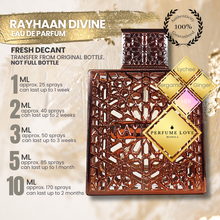 Load image into Gallery viewer, PERFUME DECANT Rayhaan Divine Eau de Parfum