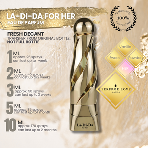 PERFUME DECANT Arabiyat Prestige La Di Da for Her Eau de Parfum