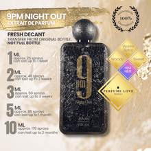 Load image into Gallery viewer, PERFUME DECANT Afnan 9pm Night Out Extrait de Parfum