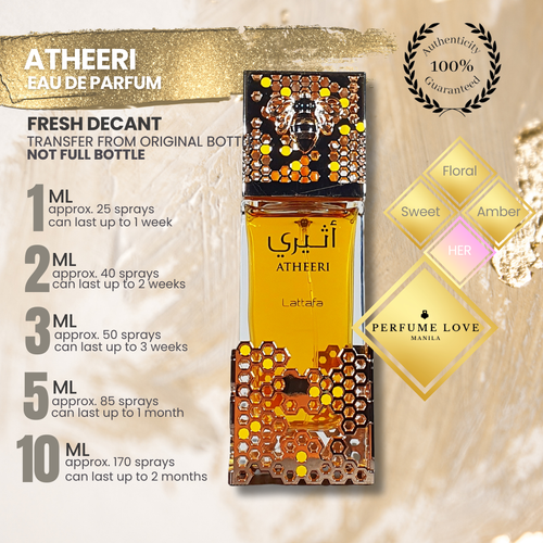 PERFUME DECANT Lattafa Atheeri Eau de Parfum