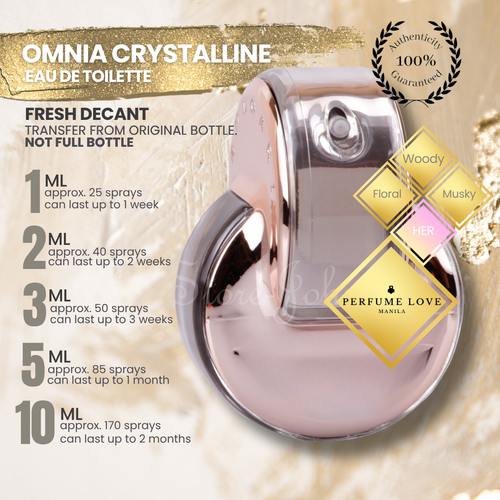 PERFUME DECANT Bvlgari Omnia Crystalline Eau de Toilette