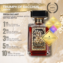 Load image into Gallery viewer, PERFUME DECANT Argos Triumph of Bacchus Eau de Parfum