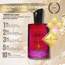 Load image into Gallery viewer, PERFUME DECANT Vinzinee Vinzinity Pink Edition Eau de Parfum