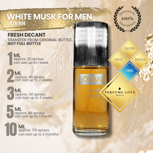 Load image into Gallery viewer, PERFUME DECANT Jovan White Musk for Men