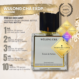 PERFUME DECANT Nishane Wulong Cha Extrait de Parfum