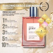 Load image into Gallery viewer, PERFUME DECANT Philosophy Amazing Grace Eau de Parfum Intense