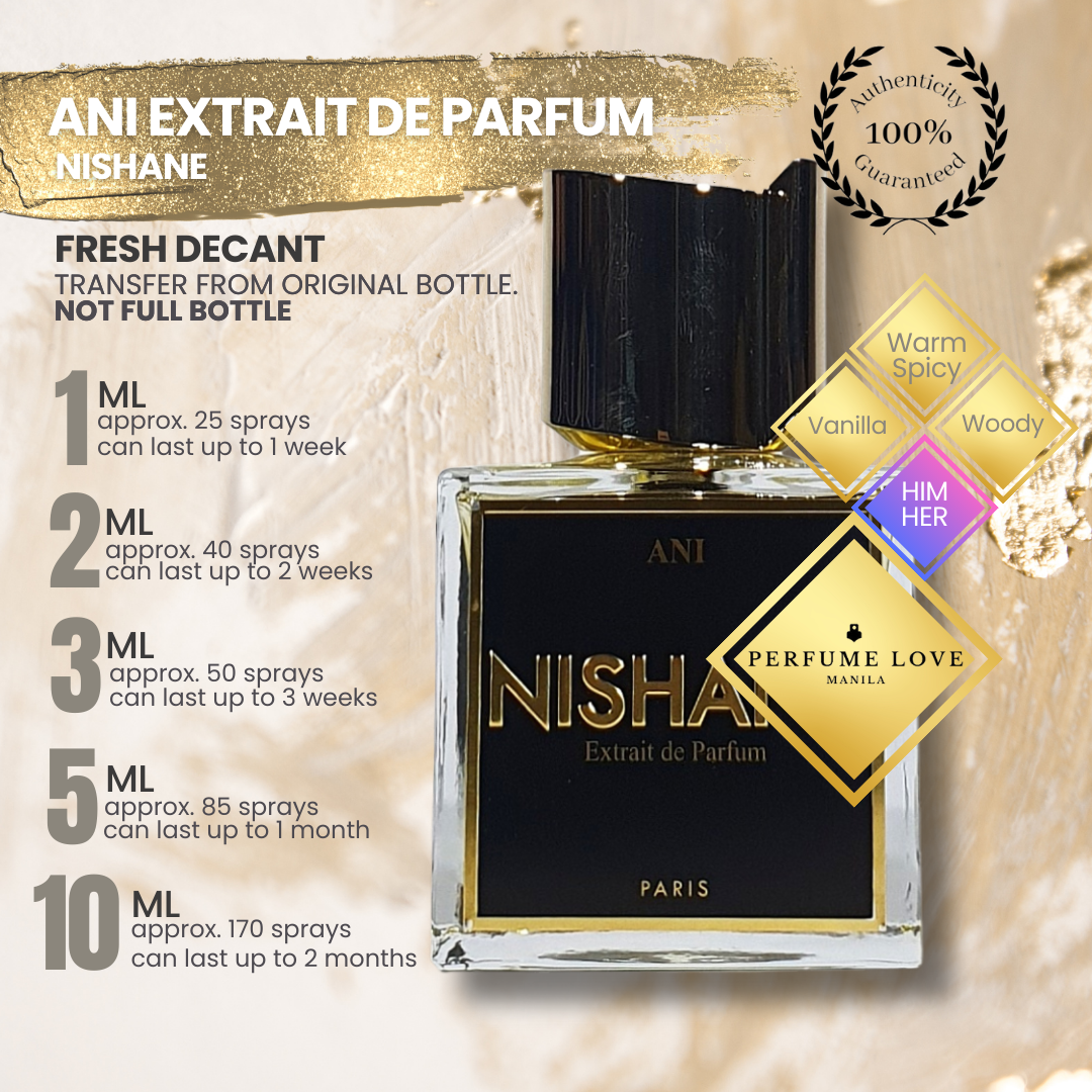 PERFUME DECANT Nishane Ani Extrait de Parfum – Perfume Love Manila