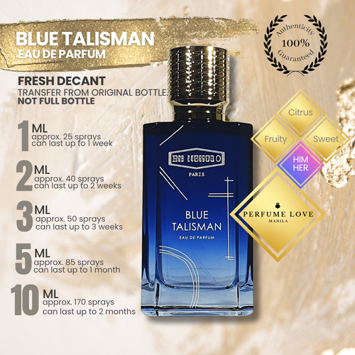 PERFUME DECANT Ex Nihilo Blue Talisman Eau de Parfum