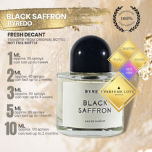 Load image into Gallery viewer, PERFUME DECANT Byredo Black Saffron