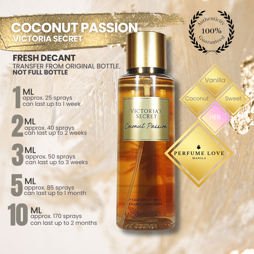 PERFUME DECANT VIctoria's Secret Coconut Passion