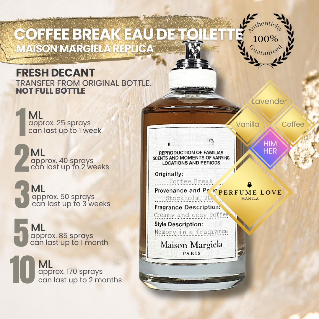 PERFUME DECANT Maison Margiela Replica Coffee Break Eau de