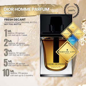 PERFUME DECANT DIOR Homme Parfum