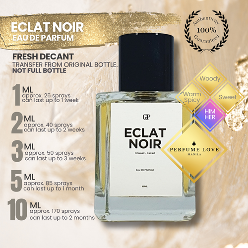 PERFUME DECANT Greg Parilla Eclat Noir Eau de Parfum
