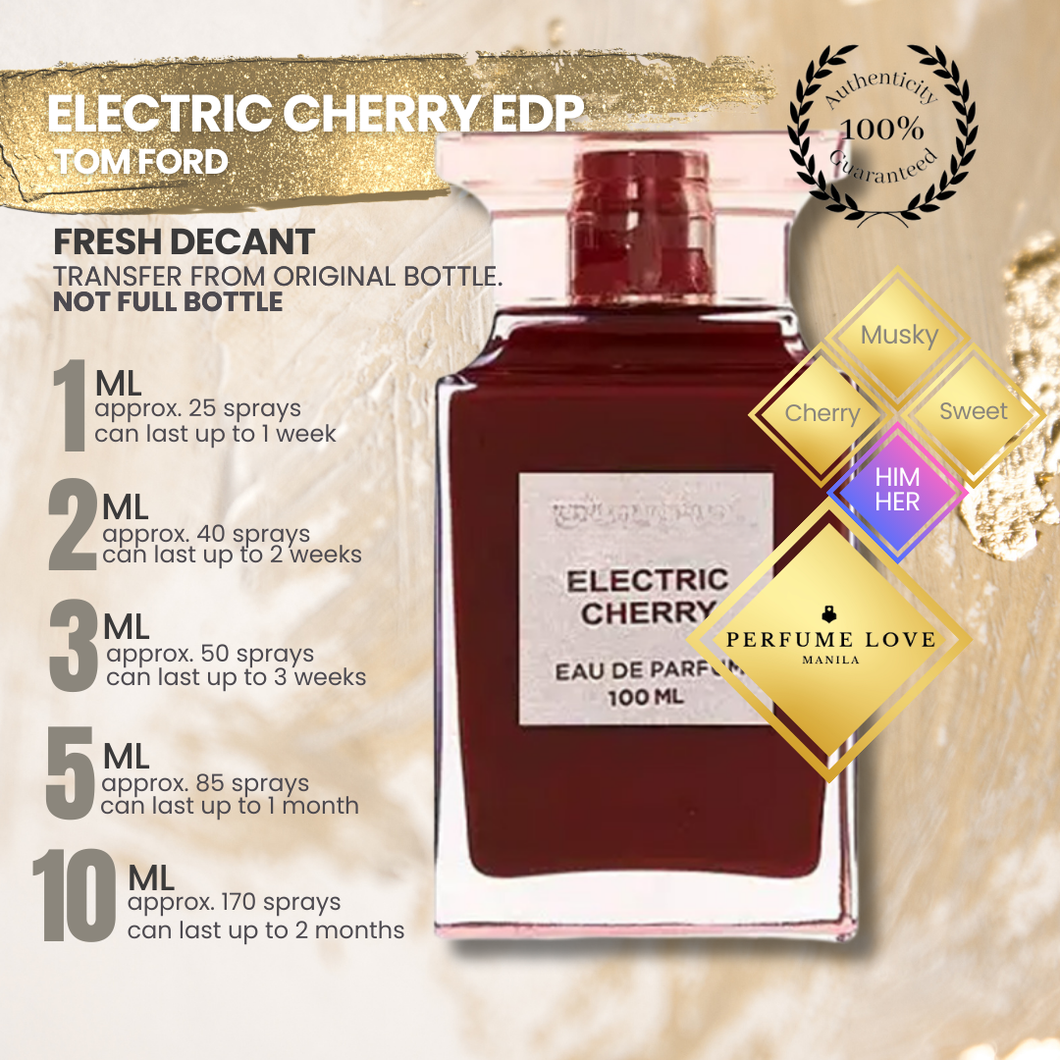 PERFUME DECANT Tom Ford Electric Cherry Eau de Parfum