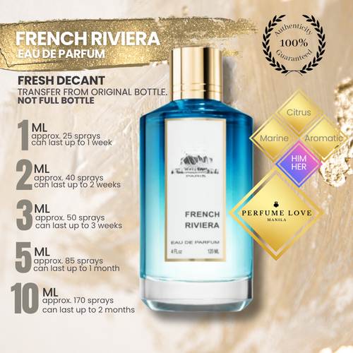 PERFUME DECANT Mancera French Riviera