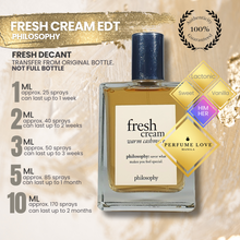 Load image into Gallery viewer, PERFUME DECANT Philosophy Fresh Cream Eau de Toilette