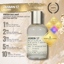 Load image into Gallery viewer, PERFUME DECANT Le Labo Jasmin 17