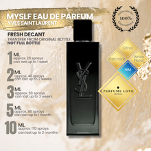 Load image into Gallery viewer, PERFUME DECANT Yves Saint Laurent Myslf Eau de Parfum