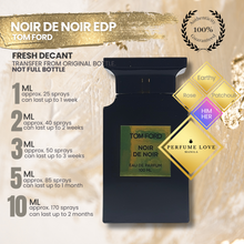 Load image into Gallery viewer, PERFUME DECANT Tom Ford Noir de Noir EDP