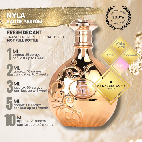 PERFUME DECANT Arabiyat Prestige Nyla Eau de Parfum