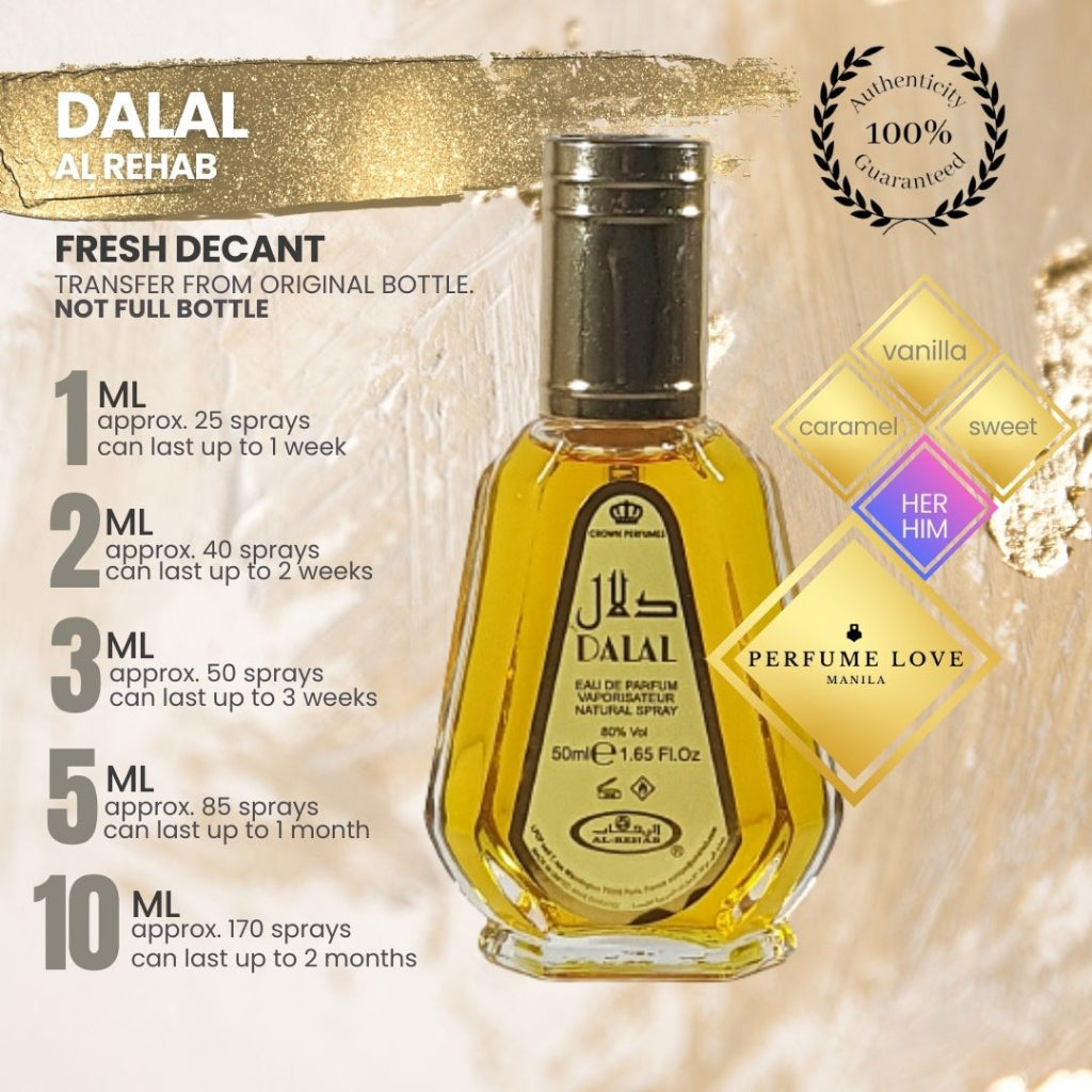 PERFUME DECANT  Al-rehab Dalal