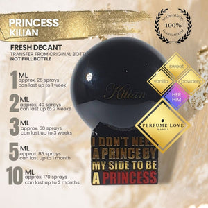 PERFUME DECANT Kilian Princess