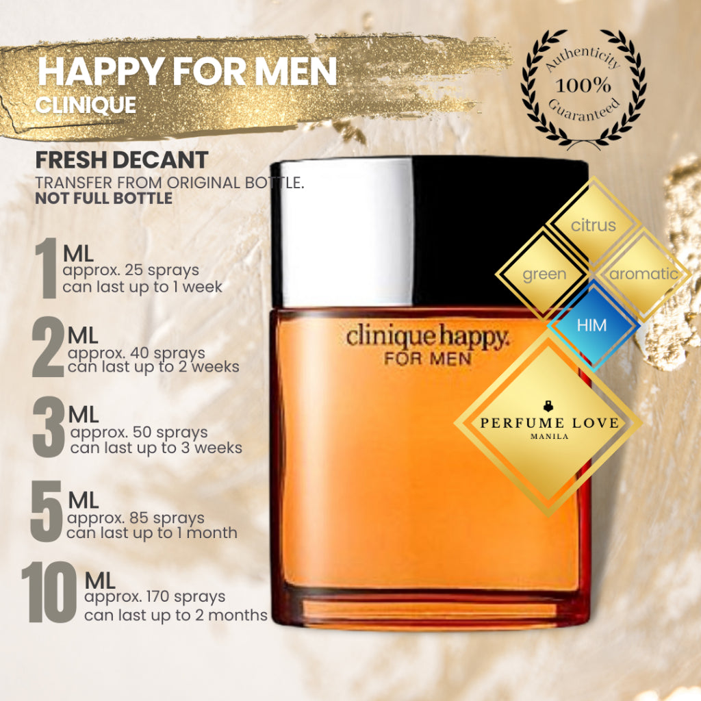 PERFUME DECANT Clinique Happy for Men