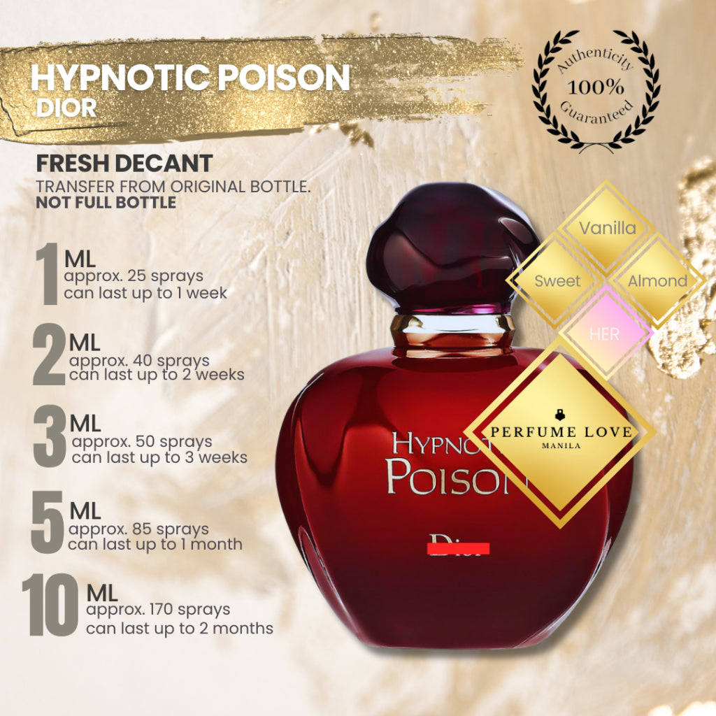 PERFUME DECANT Dior Hypnotic Poison Eau de Toilette