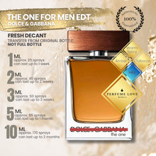 Load image into Gallery viewer, PERFUME DECANT Dolce &amp; Gabbana The One for Men Eau de Toilette