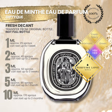 Load image into Gallery viewer, PERFUME DECANT Diptyque Eau de Minthe