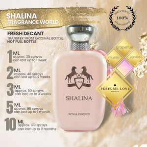 PERFUME DECANT Fragrance World Shalina
