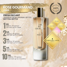 Load image into Gallery viewer, PERFUME DECANT Zara Rose Gourmand