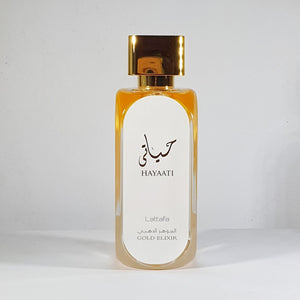 PERFUME DECANT Lattafa Hayaati gold elixir animalic, leather, vanilla notes