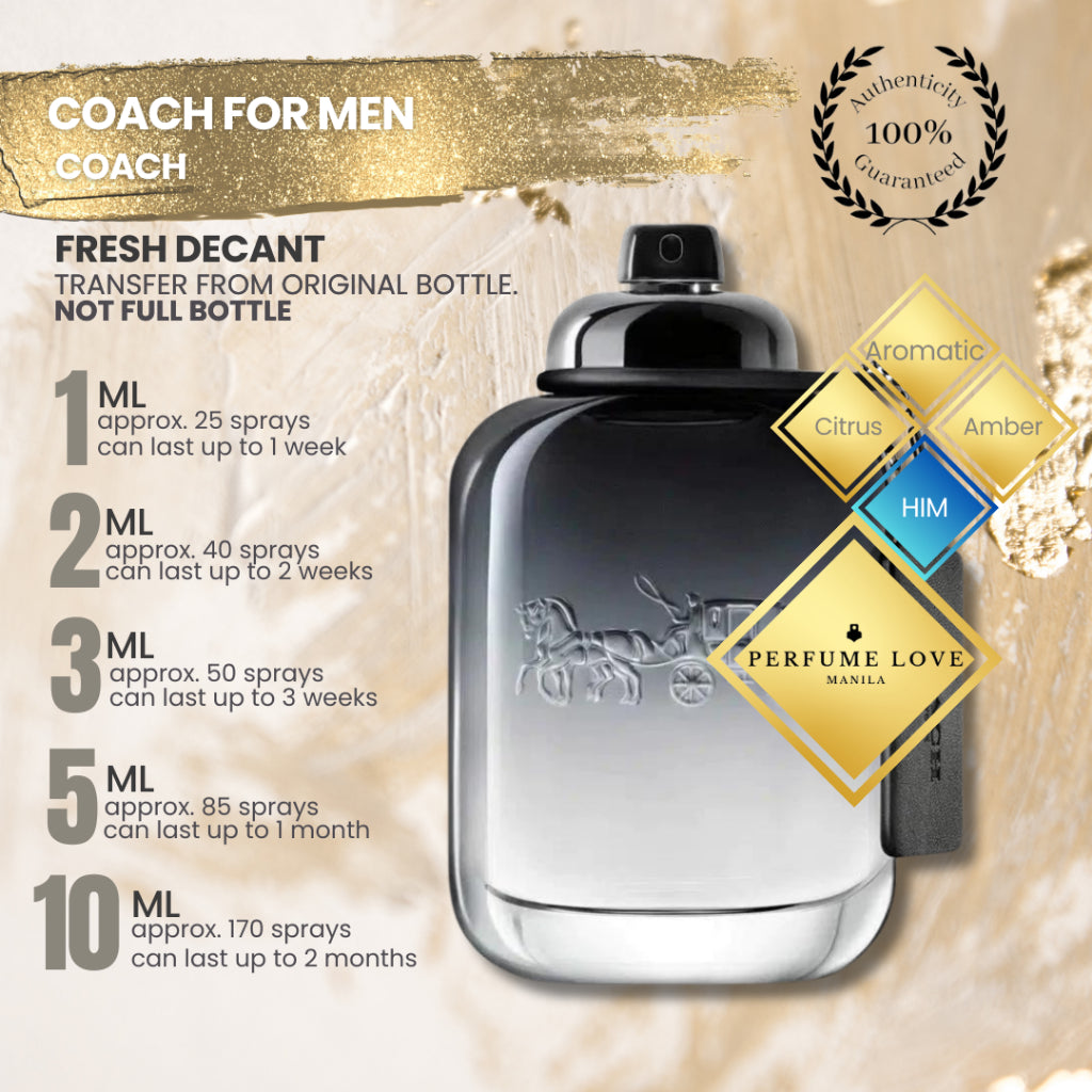 Coach Fragrance Coach By Coach Eau De Toilette Spray For Men