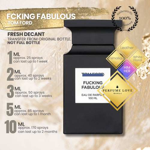 PERFUME DECANT Tom Ford Fcking Fabulous Eau De Parfum