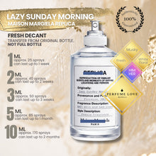 Load image into Gallery viewer, PERFUME DECANT Maison Margiela Replica Lazy Sunday Morning