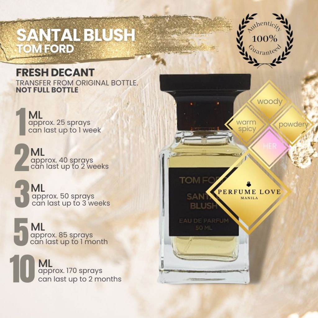 PERFUME DECANT Tom Ford Santal Blush EDP – Perfume Love Manila