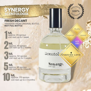 PERFUME DECANT Scentologia Synergy