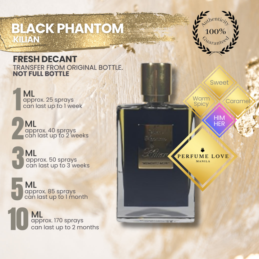 PERFUME DECANT Kilian Black Phantom