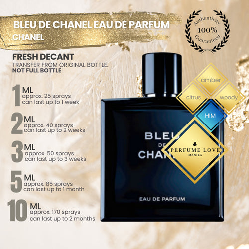 PERFUME DECANT Bleu de Chanel Eau de Parfum