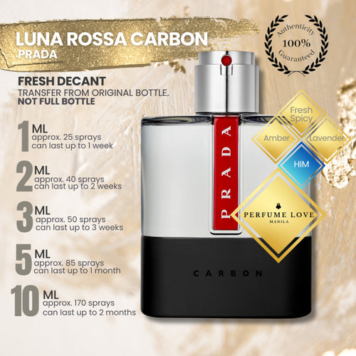 PERFUME DECANT Prada Luna Rossa Carbon