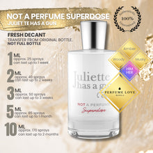 Load image into Gallery viewer, PERFUME DECANT Juliette Has A Gun Not a Perfume Superdose