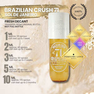 PERFUME DECANT Sol De Janeiro Brazilian Crush 71