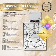 Load image into Gallery viewer, PERFUME DECANT Armaf Club de nuit Sillage