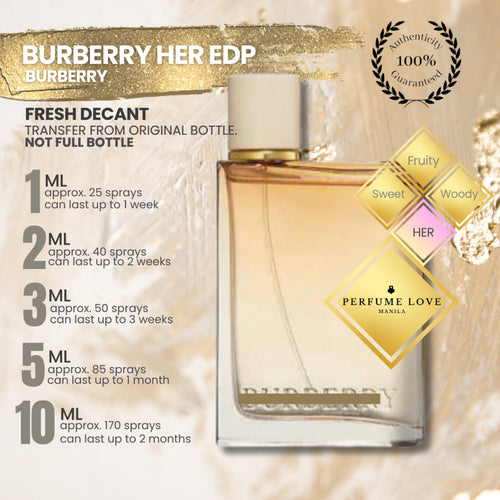 PERFUME DECANT Burberry Her Eau de Parfum