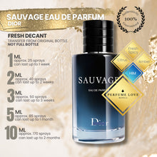 Load image into Gallery viewer, PERFUME DECANT Sauvage Eau de Parfum