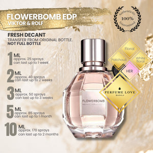 PERFUME DECANT Viktor & Rolf Flowerbomb Eau de Parfum