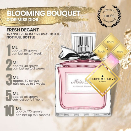 PERFUME DECANT Dior Miss Dior Blooming Bouquet